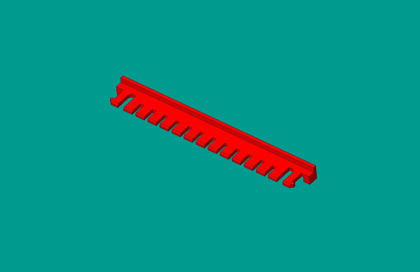 2.0間距，A2008S-15鎖片紅色