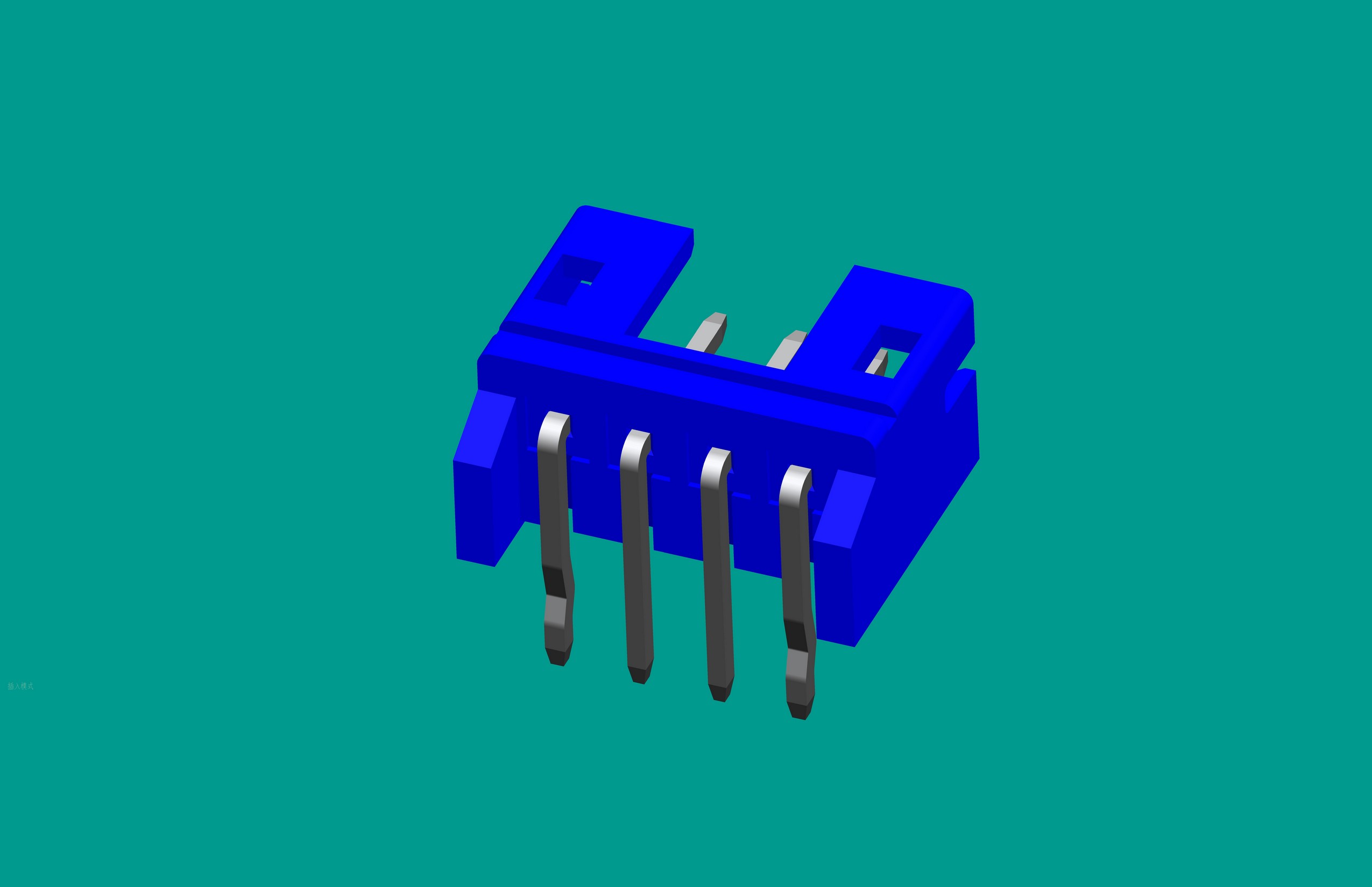PH-4QA（有保護腳）藍(lán)色，普通PA66