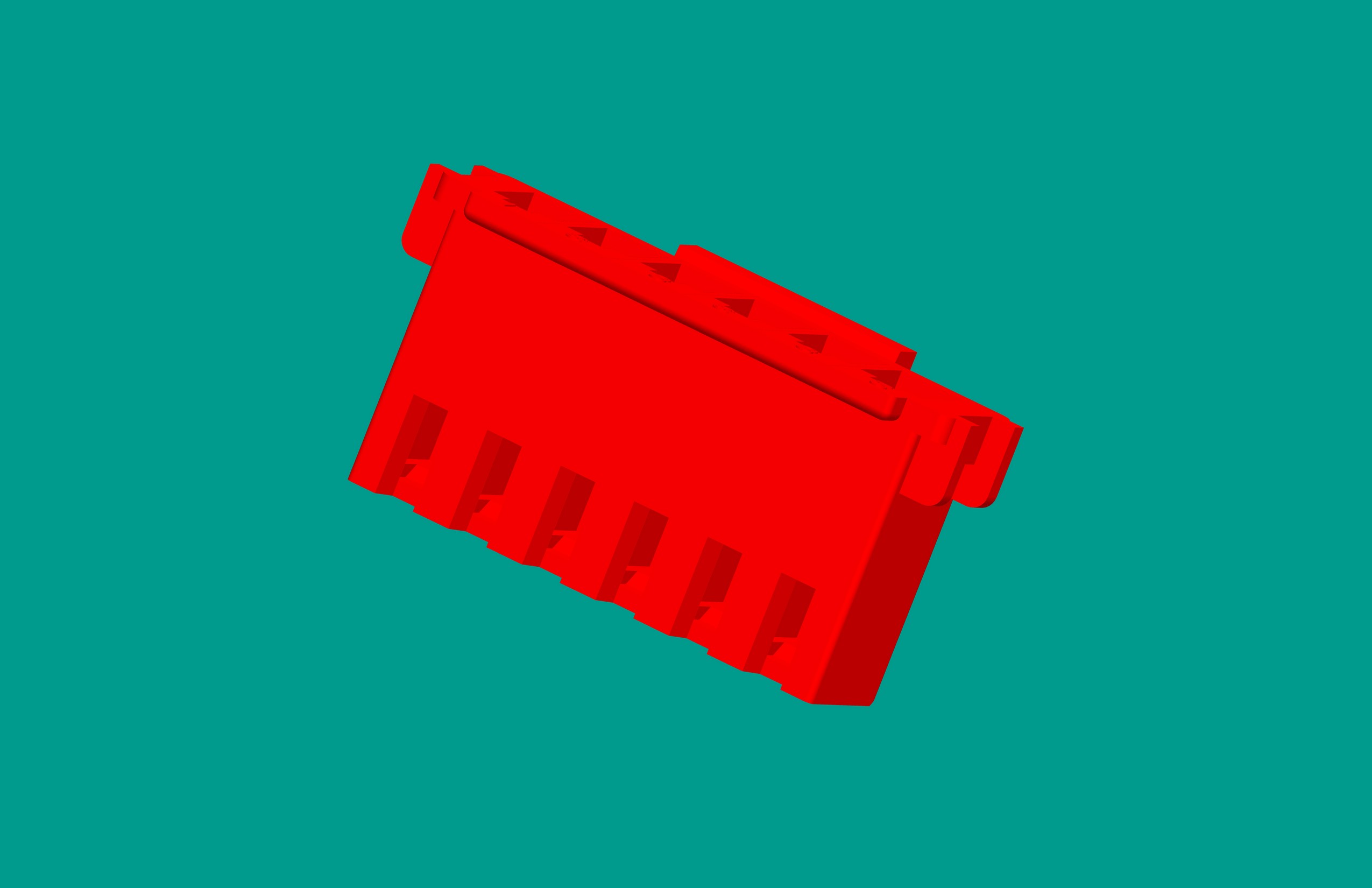 XHD帶扣塑件-6Y紅色