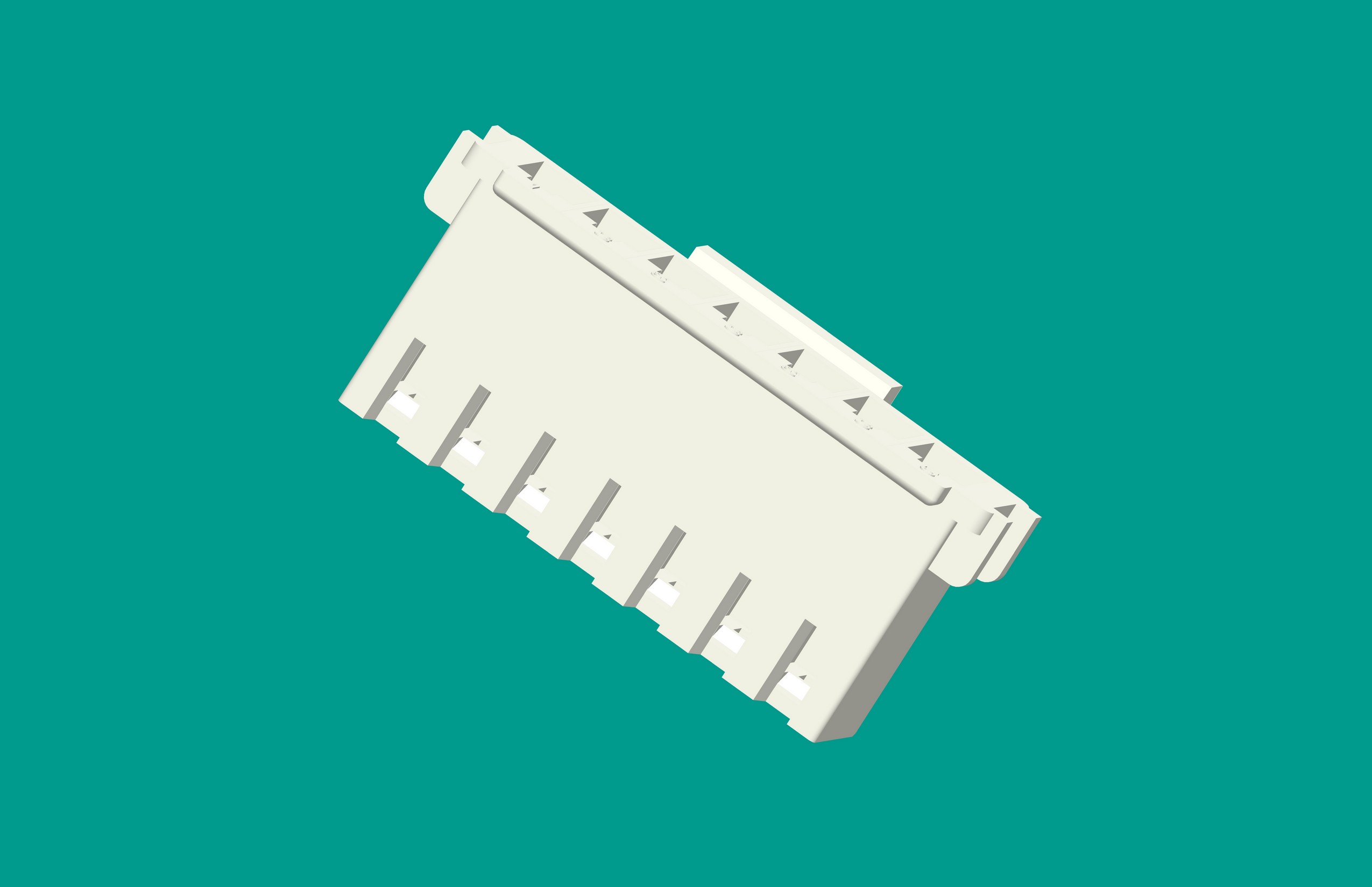 XHD帶扣塑件-7Y白色-高灼熱絲