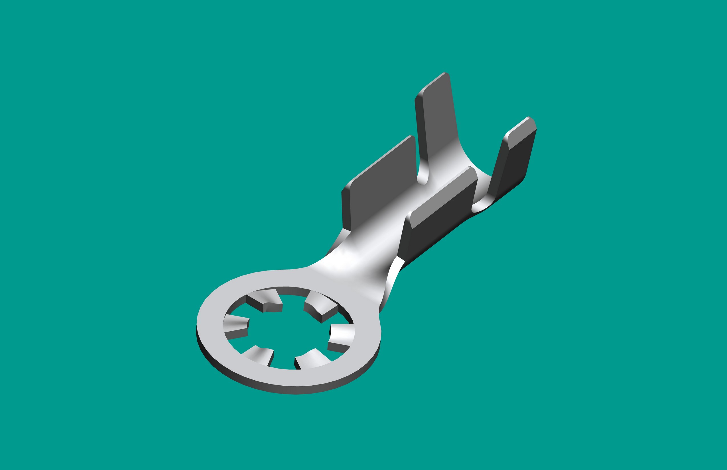 3.2*7.0*0.4內六齒環