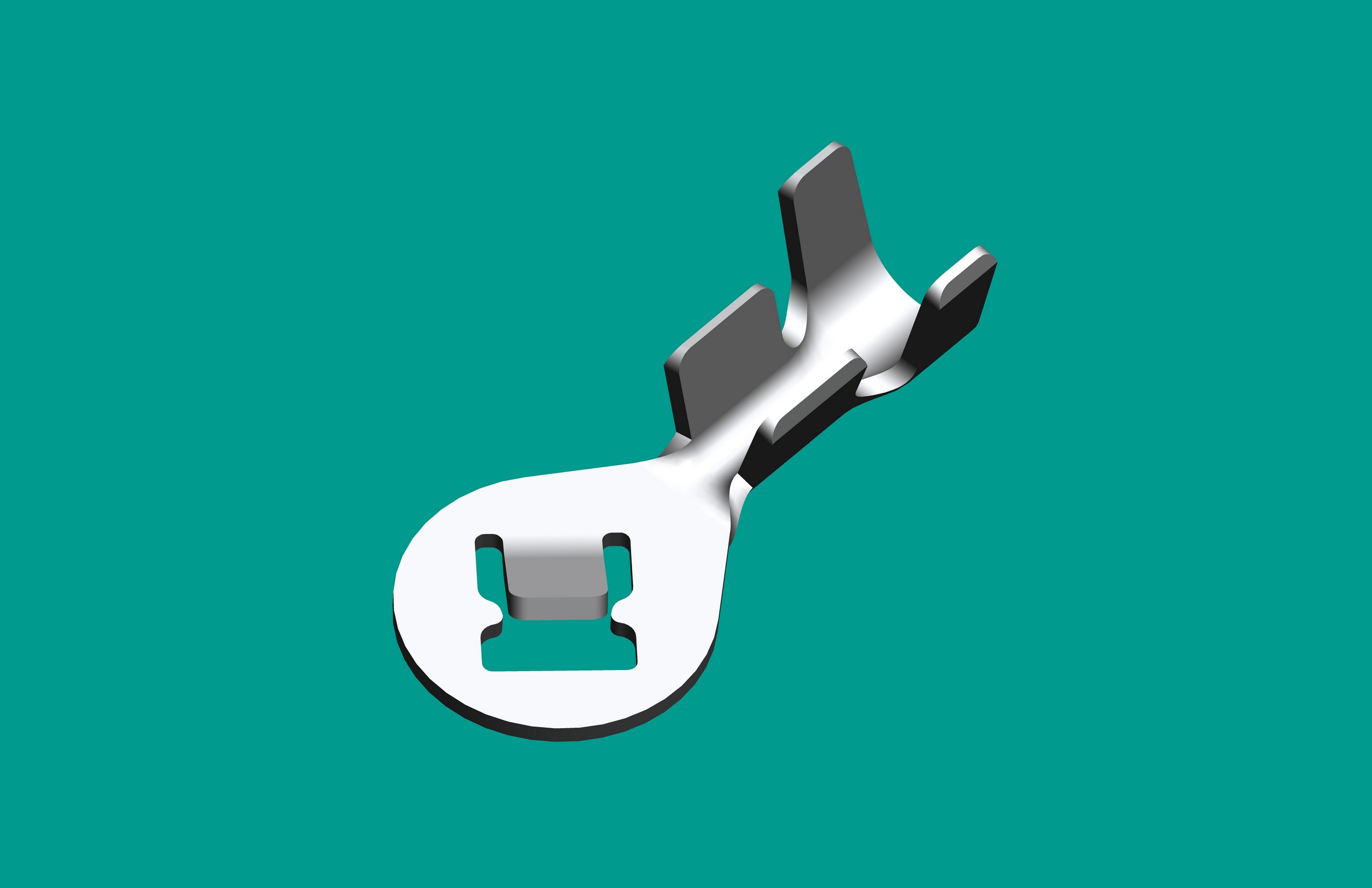 2.0*4.60環形端子中腳/鍍啞光/限位舌簧接地片